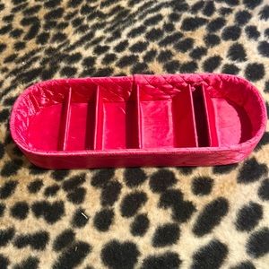 Quilted silk jewelry organization box